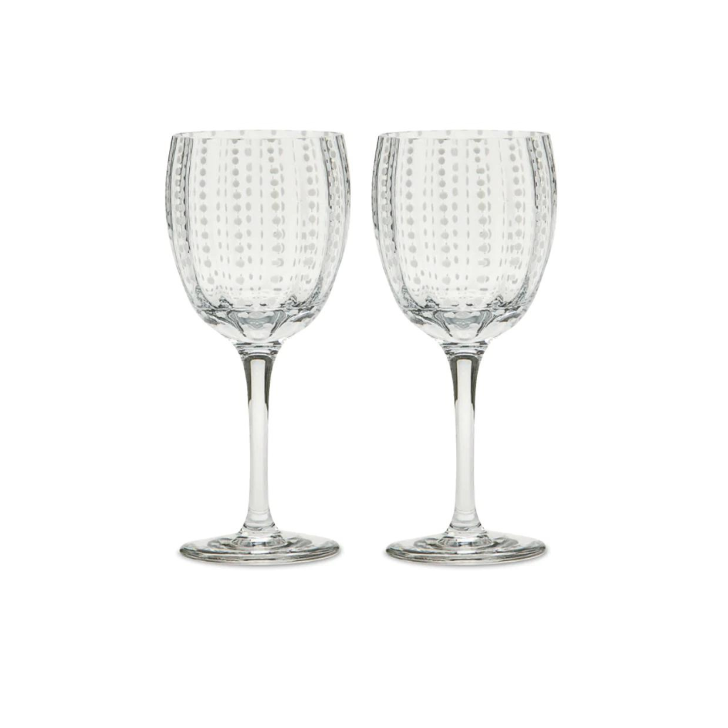 Perle Wine Goblet Set of 2