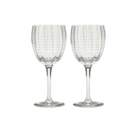 Perle Wine Goblet Set of 2