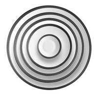 Soie Tressée Black Dinnerware