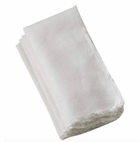 Fringed Stone Washed Napkin Ivory Set of 4