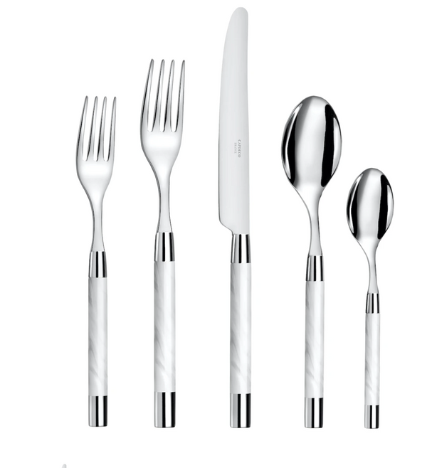 Conty Flatware 5-Piece Setting - White