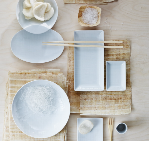 Mesh Dinnerware White
