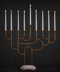 Rova Gold Menorah
