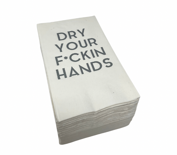 Guest Hand Towel Pack  Dry Your F*ckin Hands