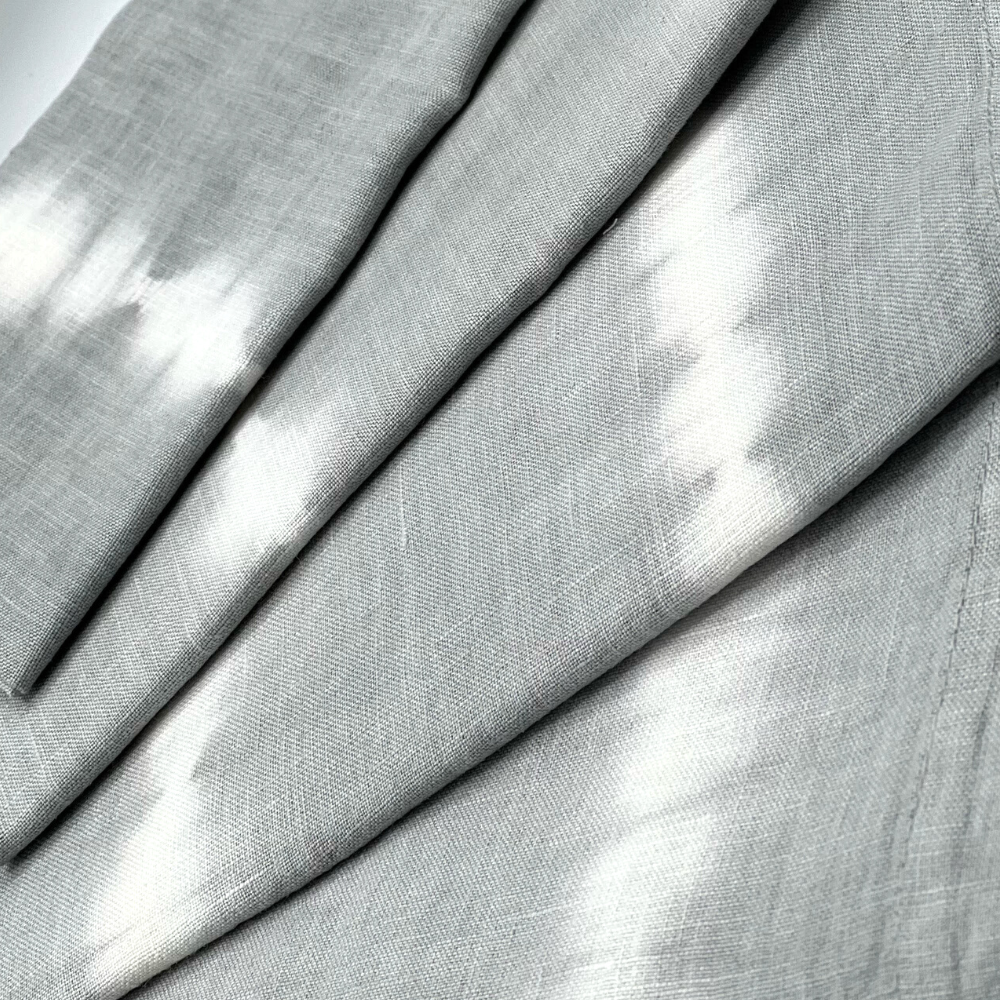 Hand Dyed Linen Napkin Set of 4 - Pebble