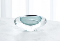 Abstract Bean Vase Azure