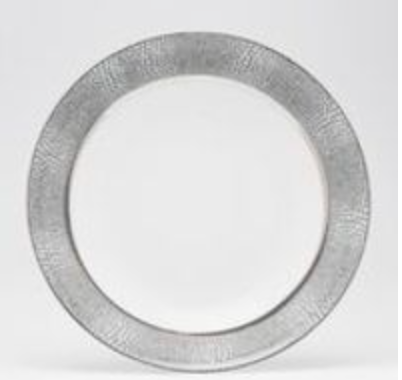Makassar Gray & Platinum Dinnerware