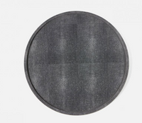 Calvin Faux Shagreen Lazy Susan Grey