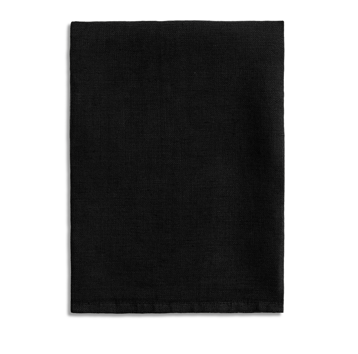 Linen Sateen Napkin Black Set of 4