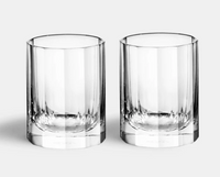 Fluted Shot Glass Set of 2