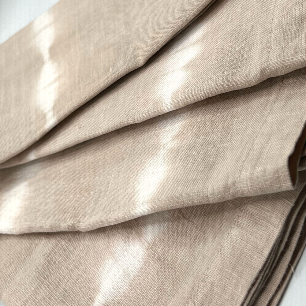 Hand Dyed Linen Napkin Set of 4 - Bone