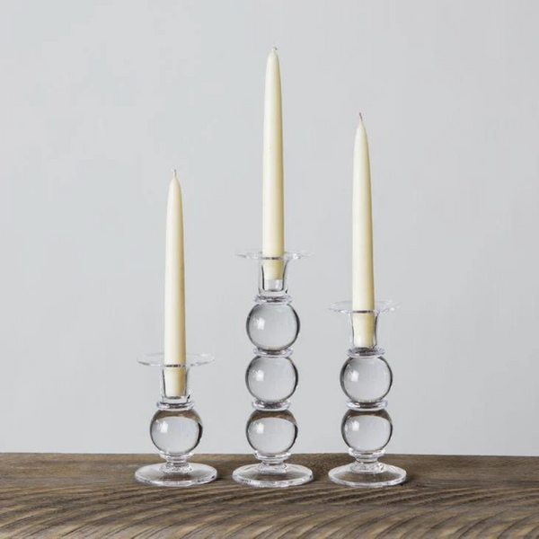 Hartland candlesticks by Simon Pearce.
