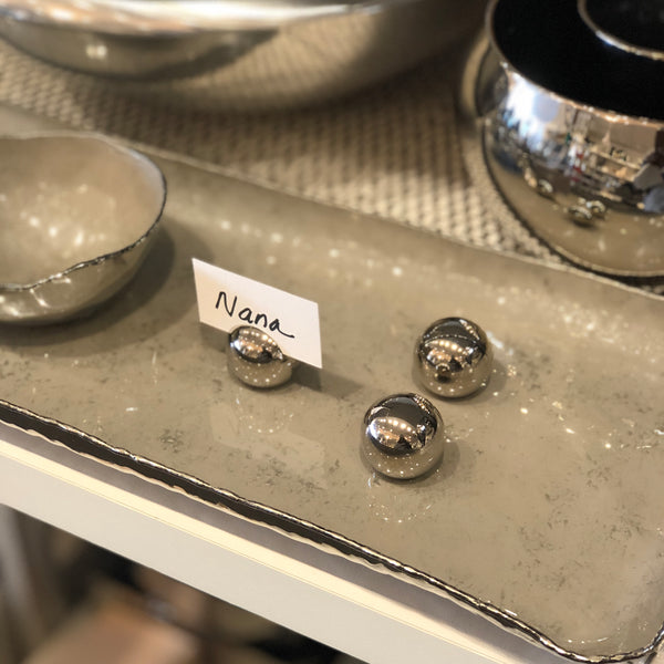 Ball Placecard Holder Set