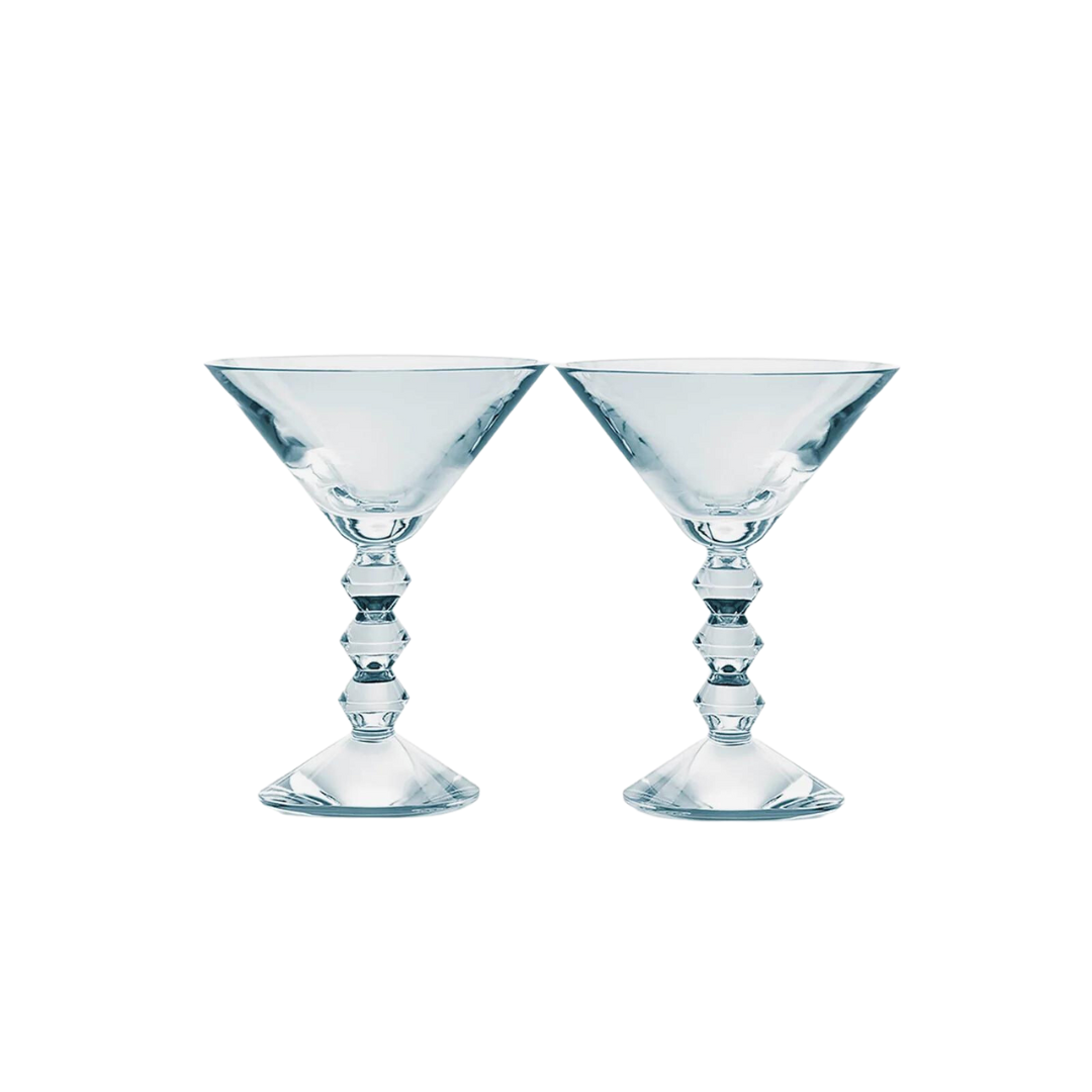 Martini vega set of 2 glasses.