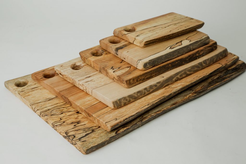 Spalted Maple Live Edge Board 21"