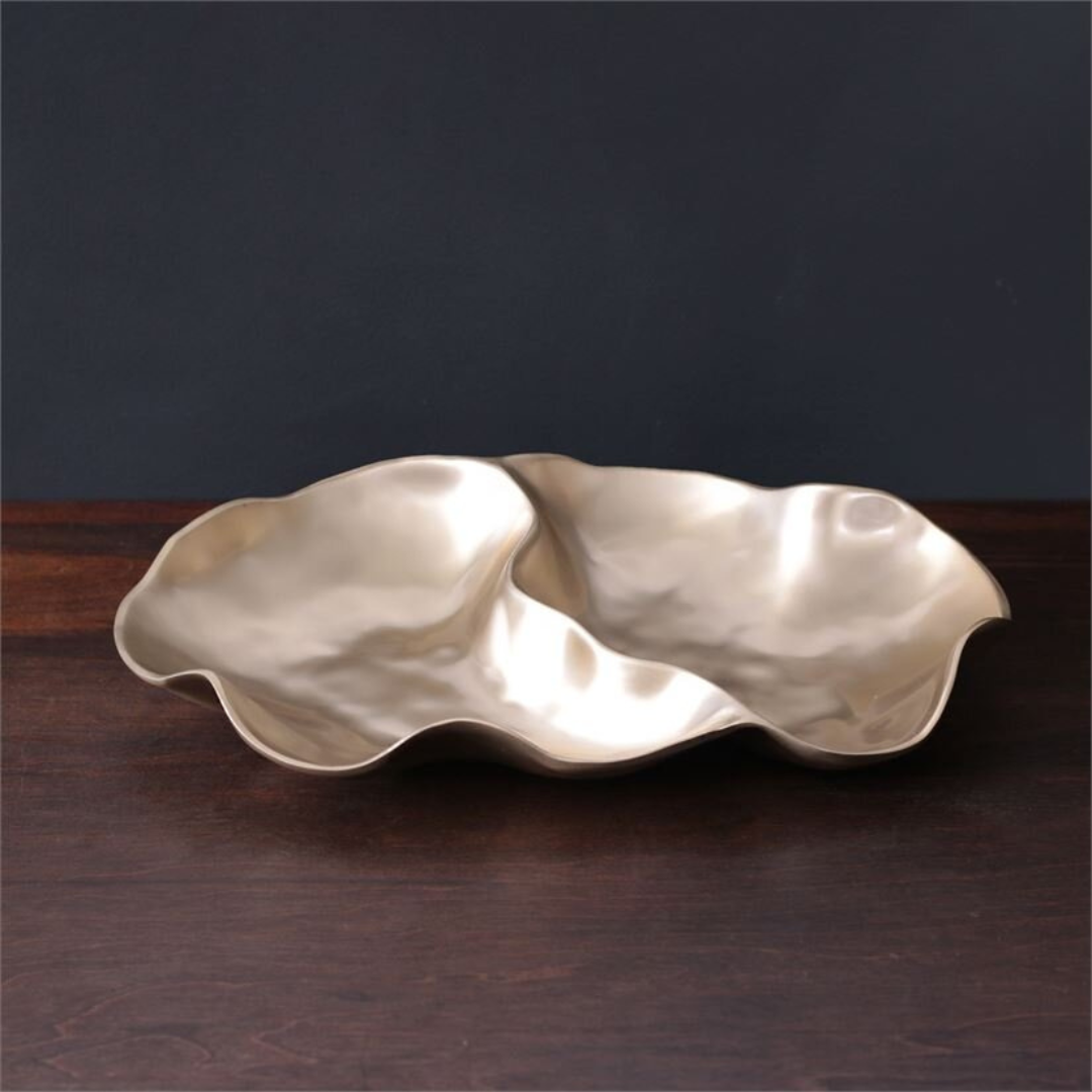 Sierra modern onyx double dip bowl.