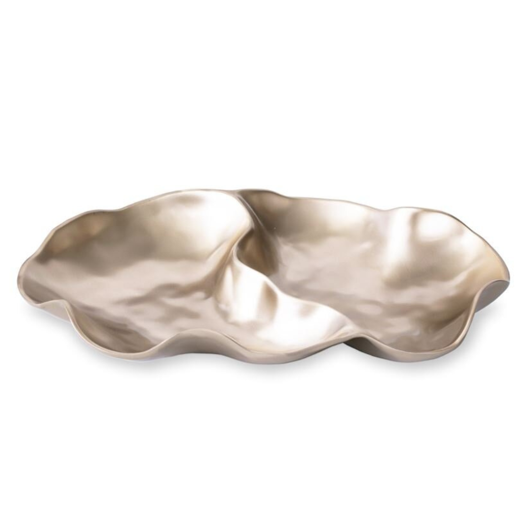 Sierra modern onyx double dip bowl.