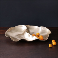 Sierra modern onyx double dip bowl.