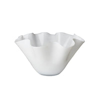 Ruffle White Bowl
