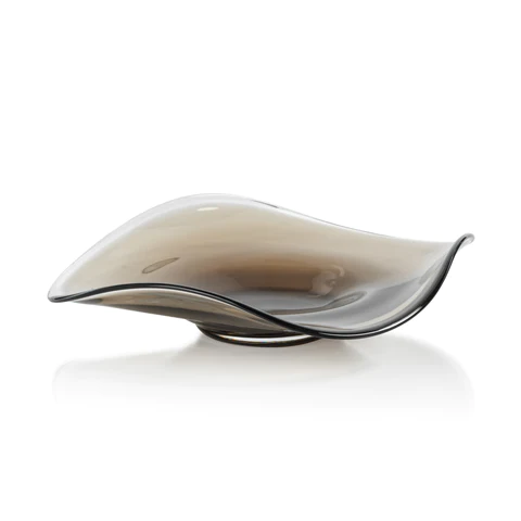Tropezana Wave Bowl Taupe