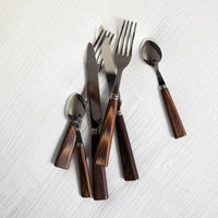 Nature Flatware 5 Piece Setting-Light Wood