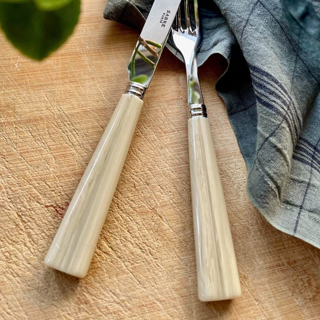 Nature Flatware 5 Piece Setting - Faux Horn – Current Home NY