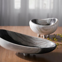 Taza Marble Footed Bowl