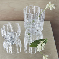 Crackle Vase Clear Small