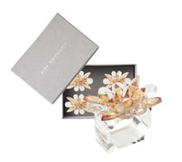 Spectra Napkin Ring Set of 4 - Champagne