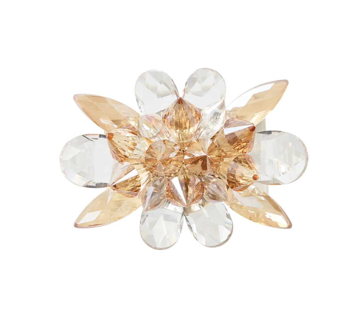 Spectra Napkin Ring Set of 4 - Champagne