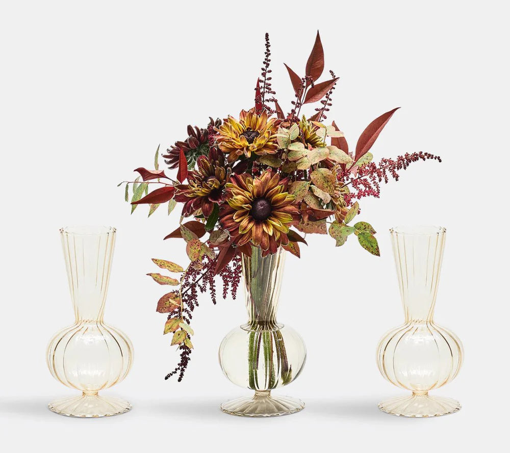 Tess Bud Vase Set of 4 - Champagne