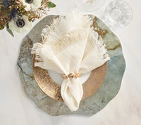 Lucent Placemat Set of 4 - Beige Taupe & Grey