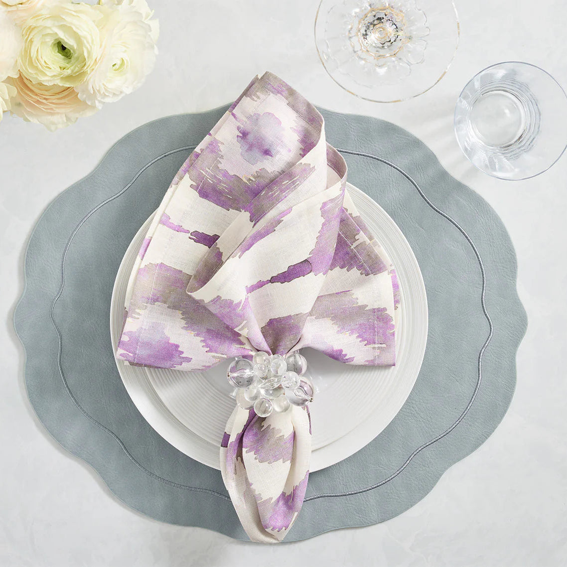 Cloud Napkin Ring Set of 4