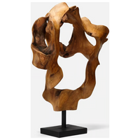 Marcianus Sculpture Teak 20"