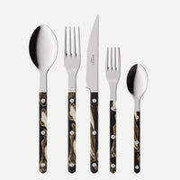 Bistro Dune Flatware 5 Piece Setting