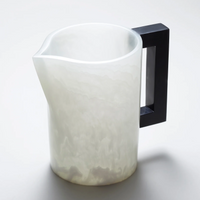 Pearl's Pitcher White with Charcoal Handle