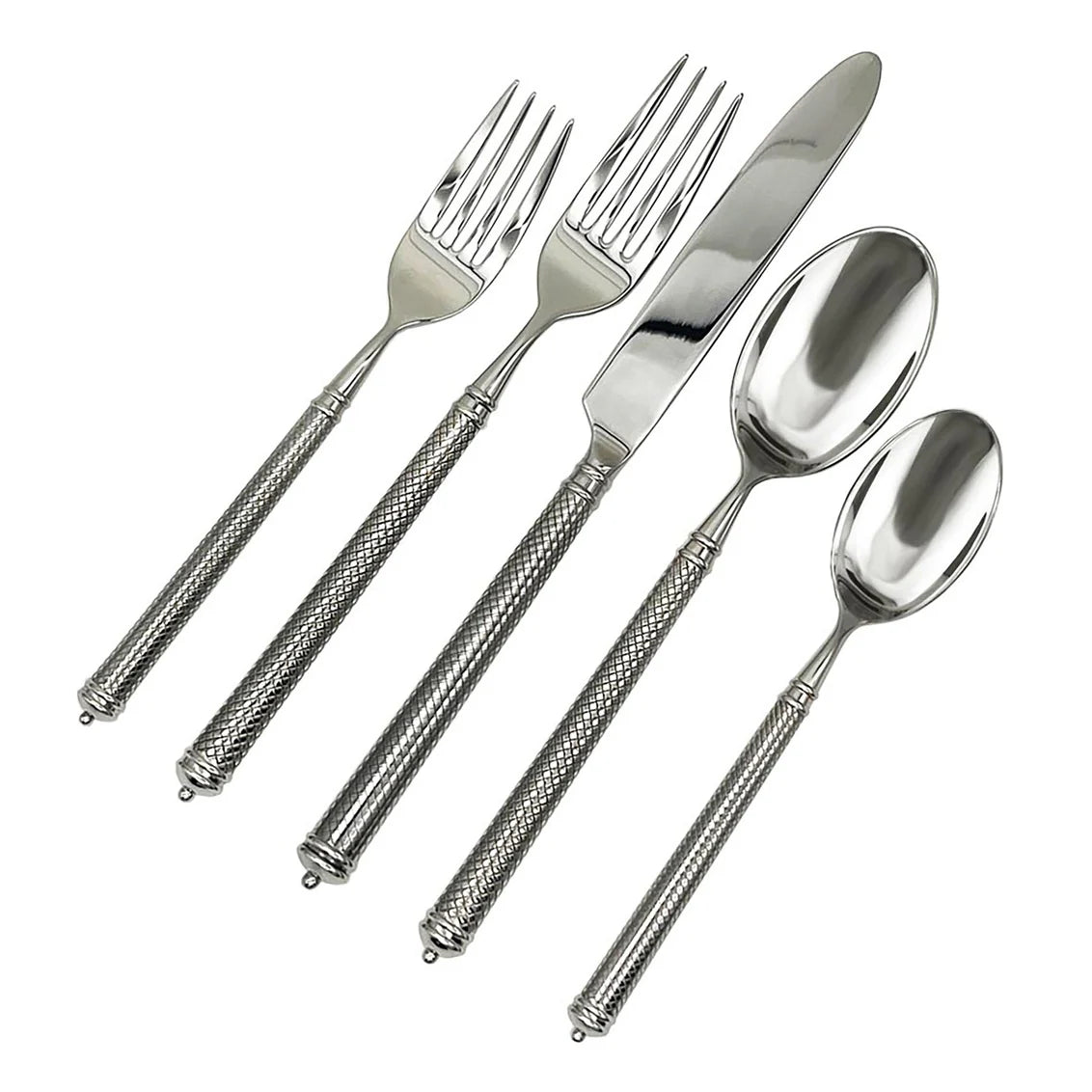 Solitaire Flatware 5 Piece Setting