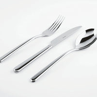 Linear Solid Handle Flatware 5 Place Setting