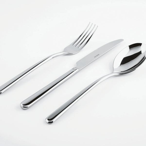 Linear Solid Handle Flatware 5 Place Setting