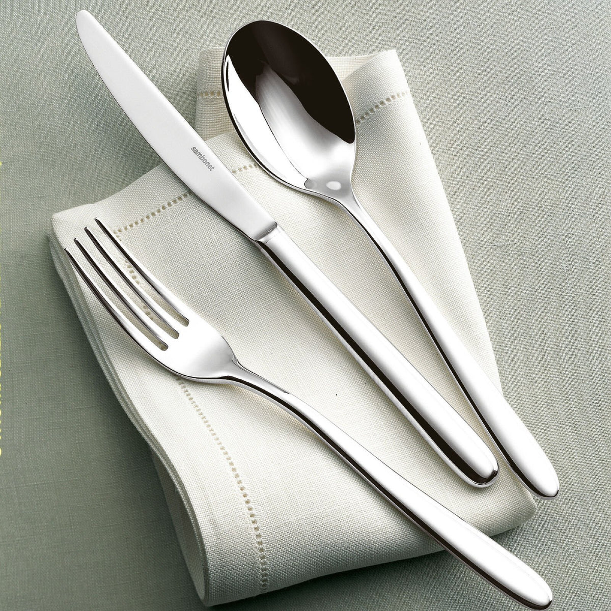 Hannah Flatware 5 Piece Setting - Stainless Steel