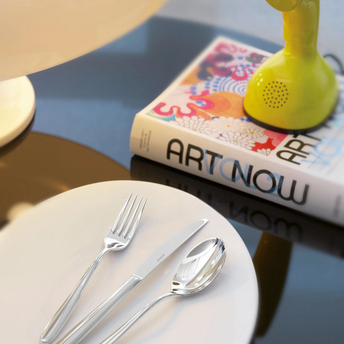 Hannah Flatware 5 Piece Setting - Stainless Steel