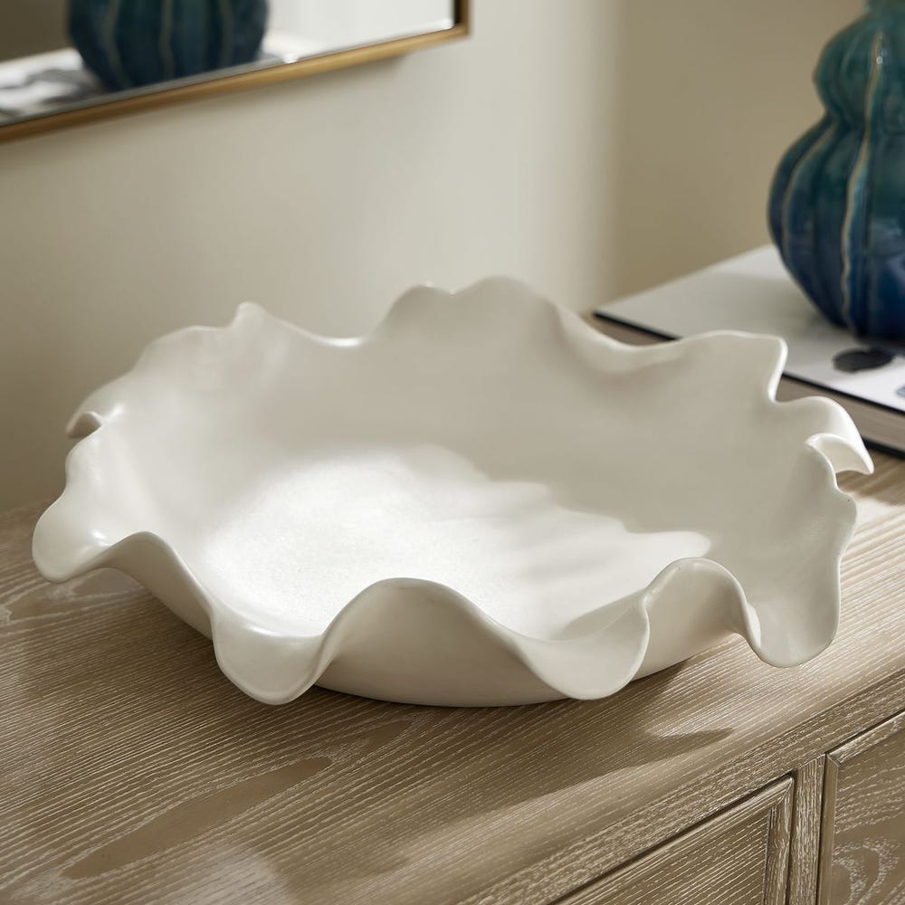 Wave Crest Bowl - White