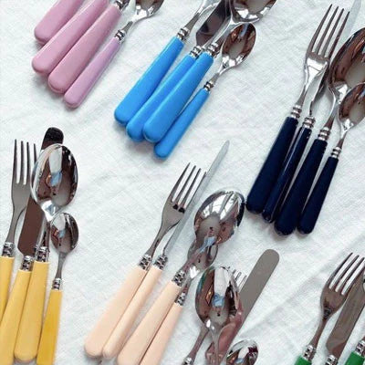 Altea Flatware 5 Piece Setting -White set