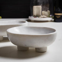 Abby Marble Footed Bowl
