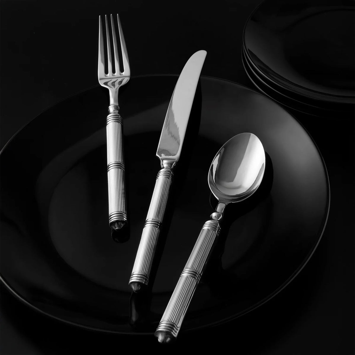 Castello Flatware Silver 5-Piece Setting