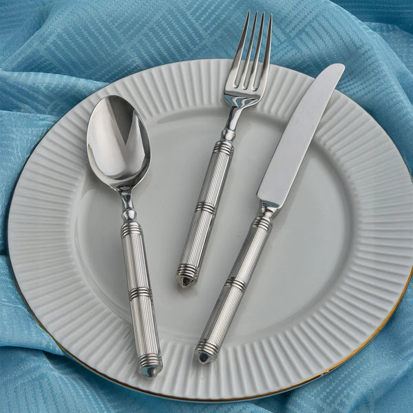 Castello Flatware Silver 5-Piece Setting