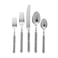 Castello Flatware Silver 5-Piece Setting