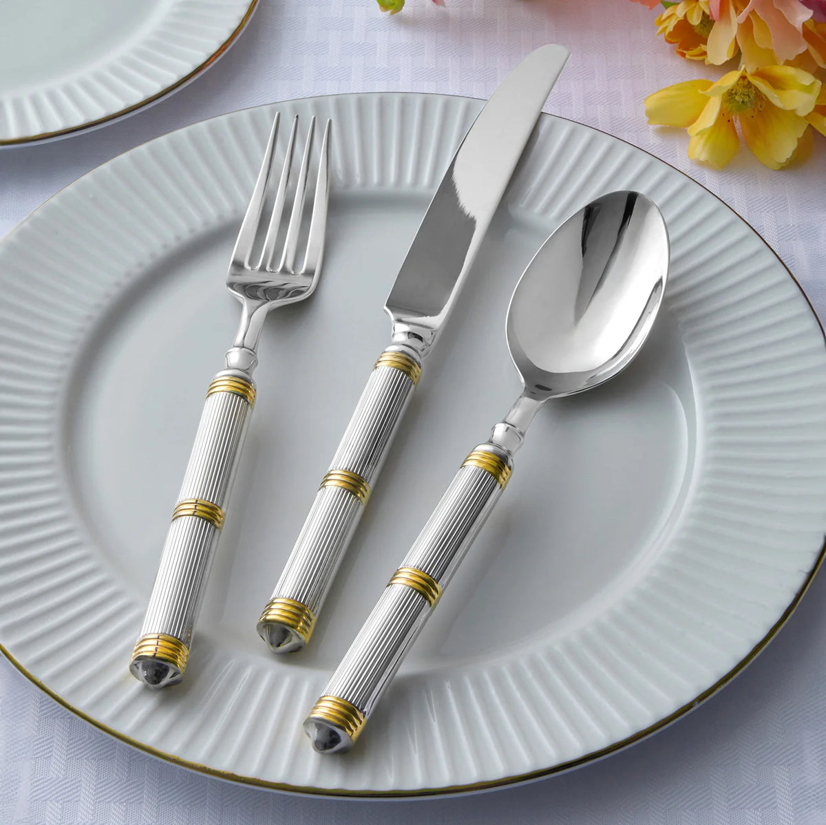 Castello Flatware Gold 5-Piece Setting