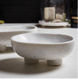Abby Marble Footed Bowl
