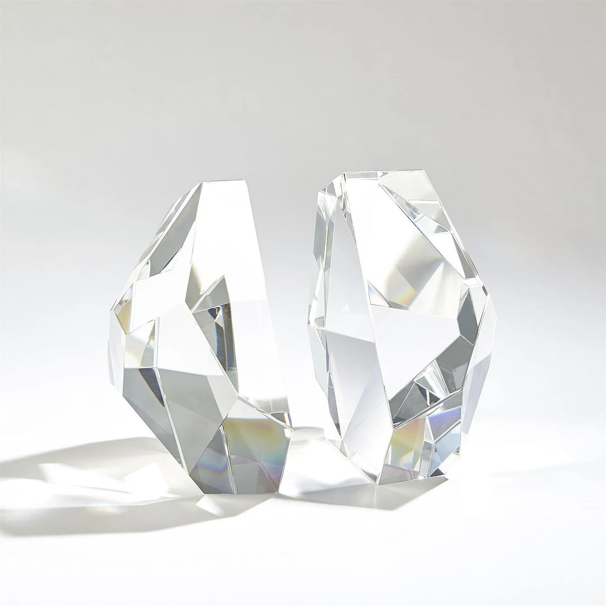 Crystal Bookend Set